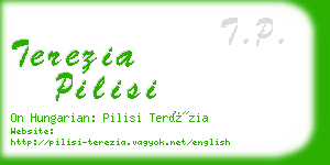 terezia pilisi business card